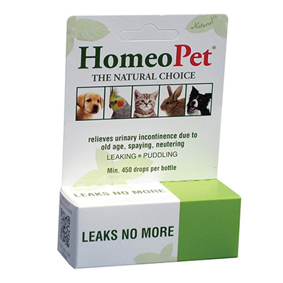 HP Leaks No More, HomeoPet Leaks No More for Dogs & Cats, Leaks No More for Dogs & Cats, HomeoPet Leaks No More Dog Cat Homeopathic, HomeoPet Leaks No More 15 mL