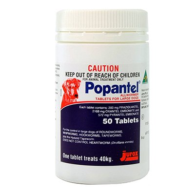 Popantel, Popantel Wormers, Popantel Wormer Treatment, Popantel for Dogs, Buy Popantel