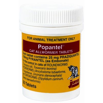 Popantel for Cats, Buy Popantel for Cats, Popantel Cat Wormers, Popantel Wormers Treatment, Popantel Cat Worming Tabs