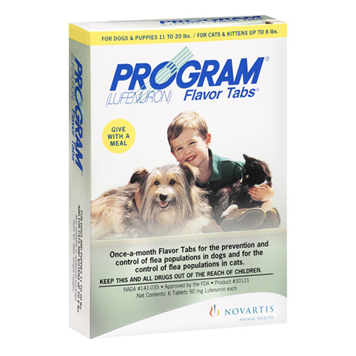Program Flea Control Pill For Dogs, Program Flavor Tabs, Program for Dogs Flavor Tabs, Program Flavour Tabs for Dogs