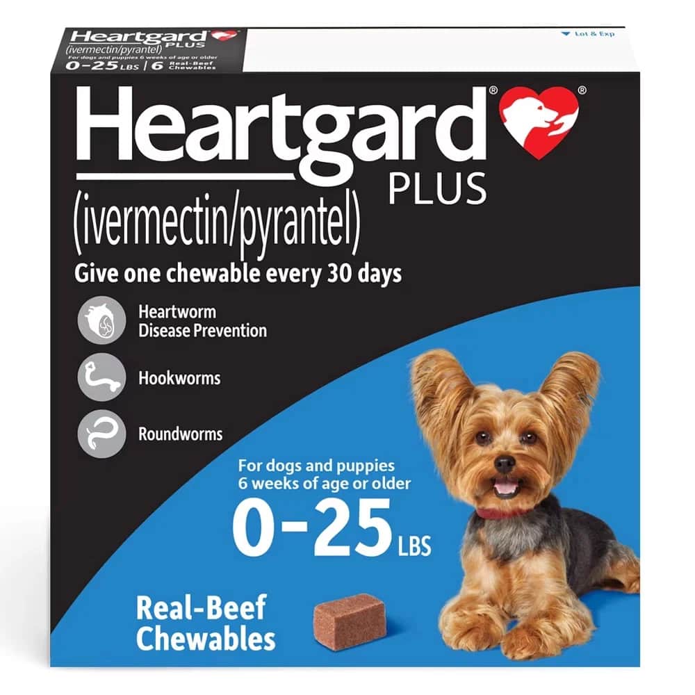 Heartgard Plus Chewables for Dogs and Puppies