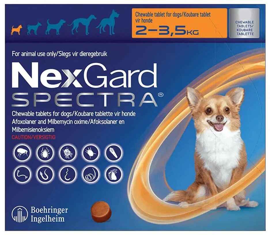 Nexgard Spectra Chewable Tablets for Dogs