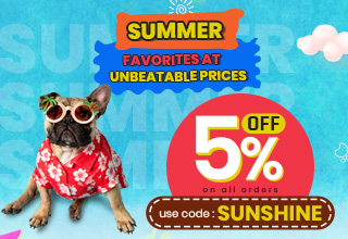 Summer Season Sale - 5% OFF - SUNSHINE at CanadaVetExpress