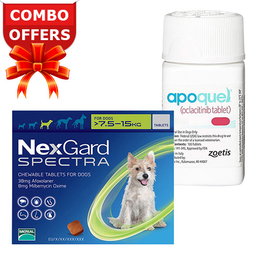 Nexgard Spectra + Apoquel Combo Pack for Dog Supplies Buy Nexgard