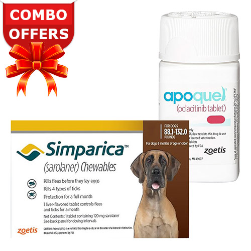 Simparica + Apoquel Combo Pack for Dog Supplies Buy Simparica