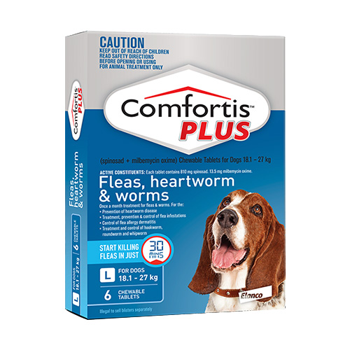 Comfortis Plus for dogs Buy Comfortis Plus Fleas and worms Prevention