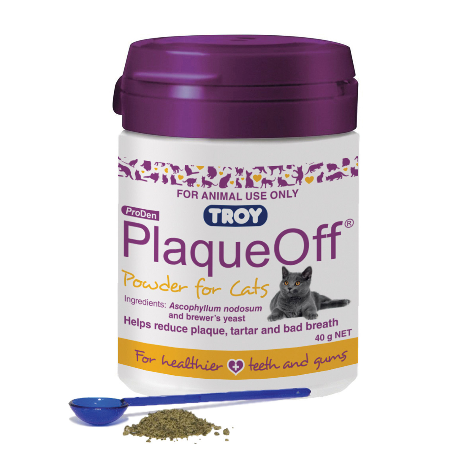Plaqueoff Powder For Cats 40 Gm-image-2952