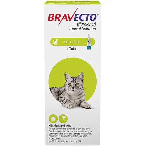 Bravecto Spot On For Cats Buy Bravecto For Cats Online In Us At Affordable Price Canadavetexpress Com