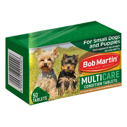 Bob Martin Multicare Condition Tablets For Small Dogs And Puppies 50 Tablets-image-2619