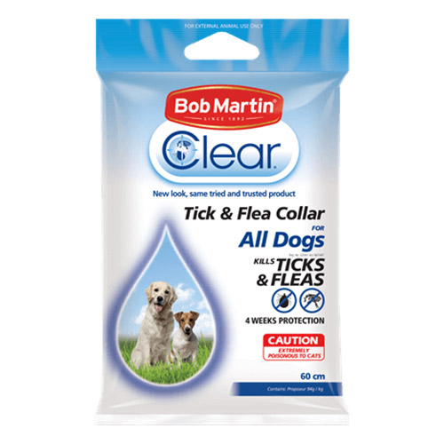 Bob Martin Clear Tick & Flea Collar For All Dogs 60cm 1 Pack-image-2634