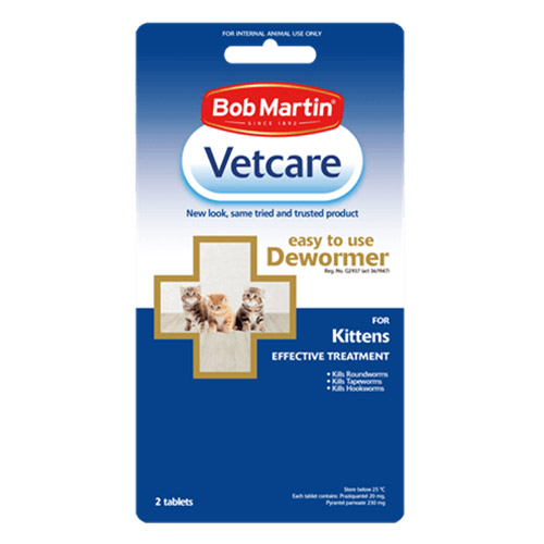 Bob Martin Vetcare Dewormer For Kittens 2 Tablets-image-2629