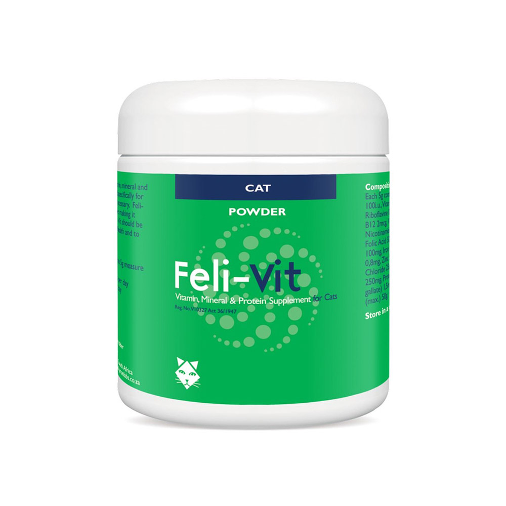 Kyron Feli-Vit Vitamin, Mineral & Protein Supplement Powder For Cats 250 Gms-image-2740