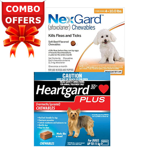 Buy Nexgard & Heartgard Plus for dogs combo pack online