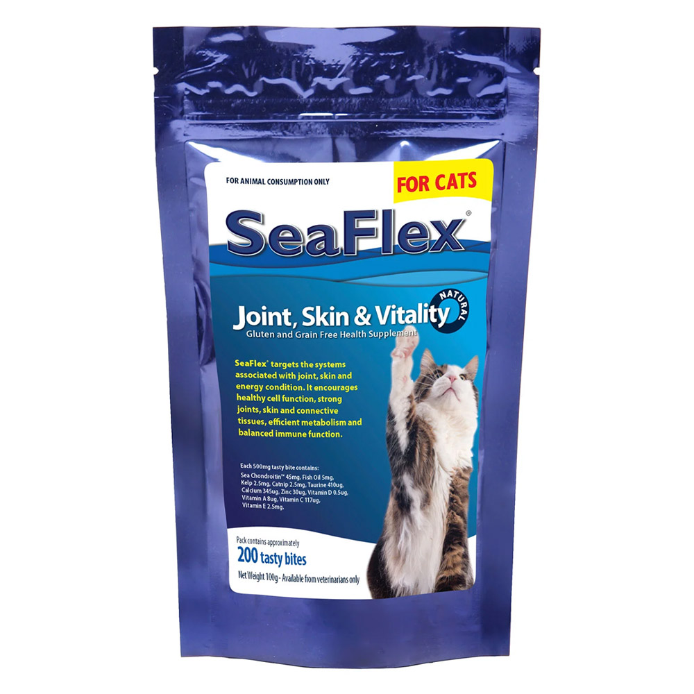 Seaflex Joint, Skin & Vitality Health Supplement For Cats 100gm 1 Pack-image-2711