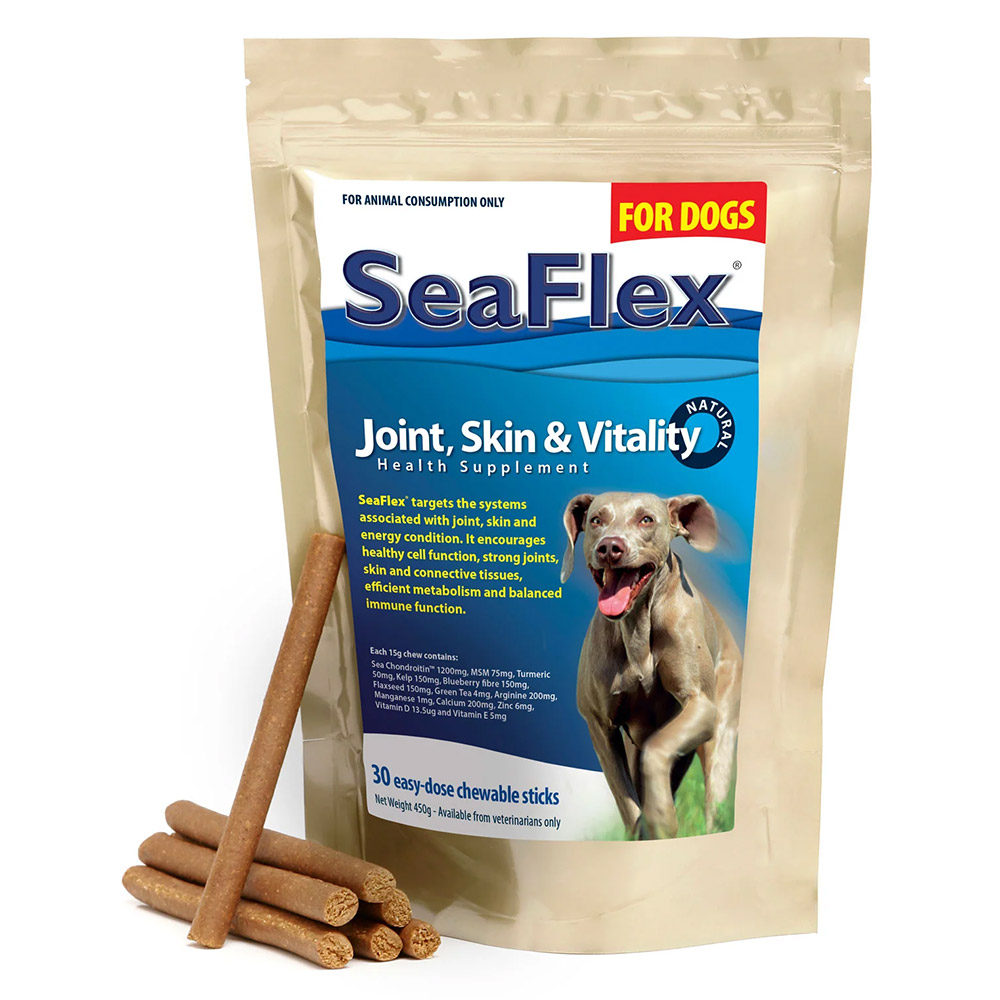Seaflex Joint, Skin & Vitality Health Supplement For Dogs 450gm (30 Sticks) 1 Pack-image-2710