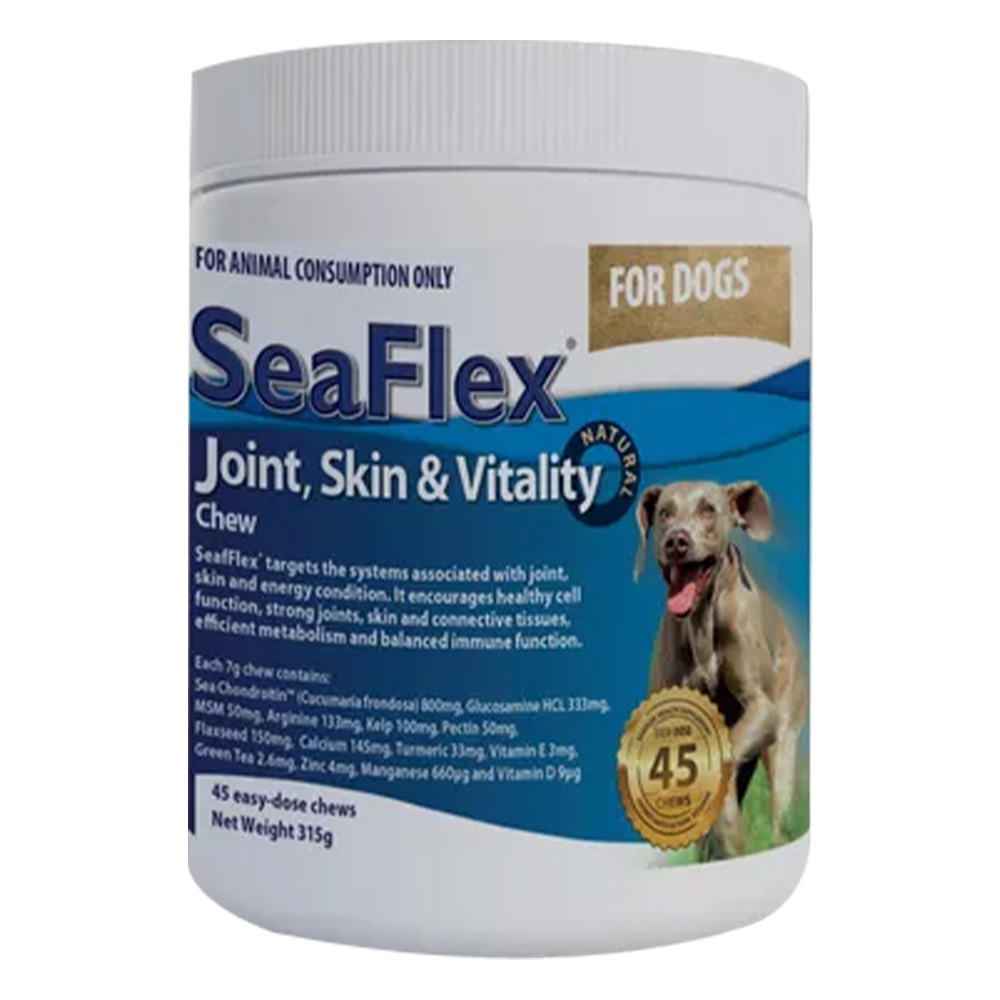 Seaflex Joint Skin & Vitality Chews For Dogs 45 Chews-image-3066
