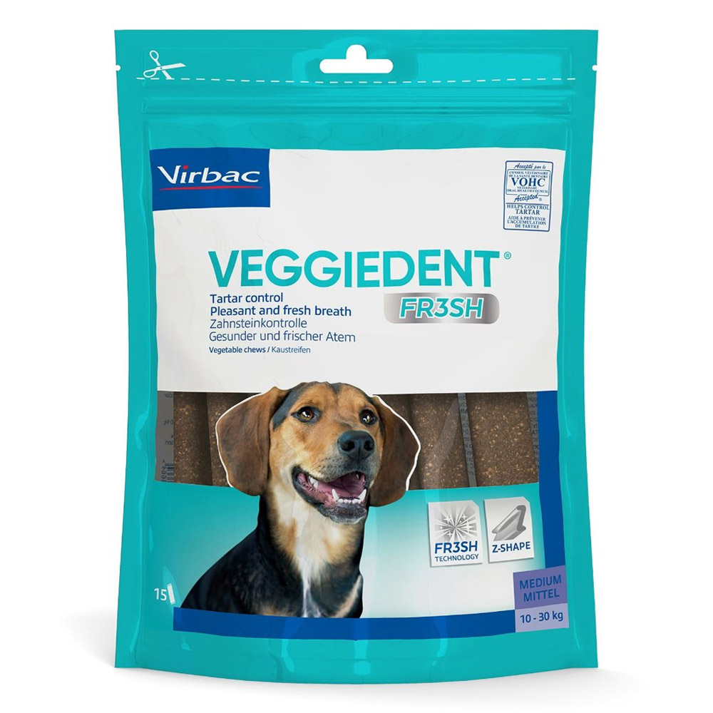 Veggiedent Dental Chews For Medium Dogs 15 Chews-image-2650