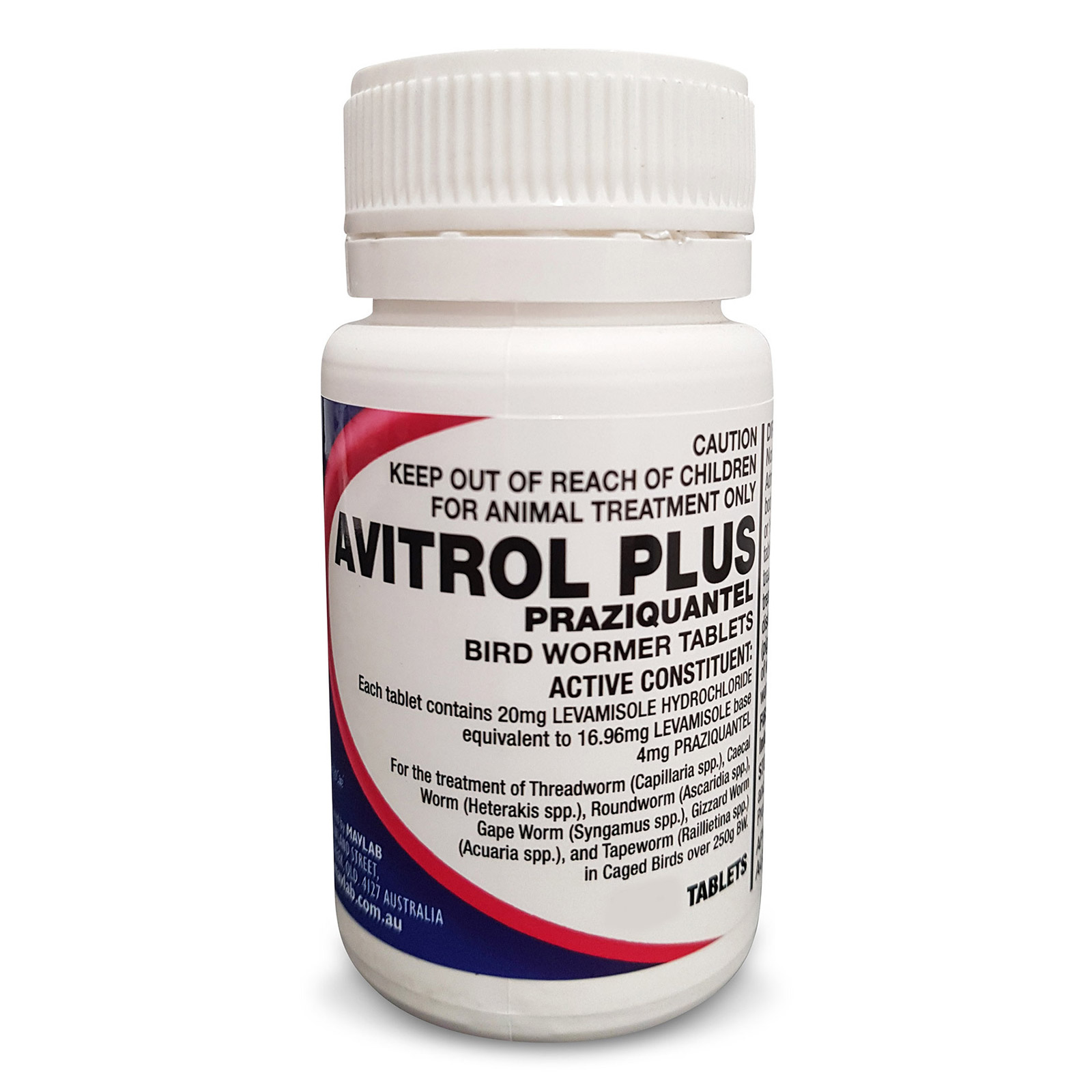 Avitrol Plus Wormer Tablets For Birds 100 Tablet
