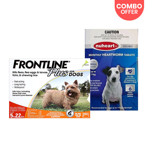Frontline Plus & Generic Nuheart Combo Pack for Dog Supplies Buy