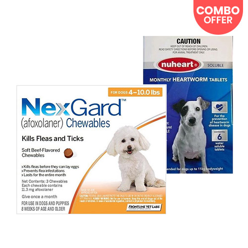 Buy Nexgard + Nuheart Combo Pack for Dog Supplies Online at