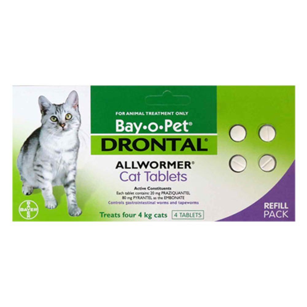 Drontal For Small Cats 4kg ( 8.8lbs) 1 Tablet-image-2756
