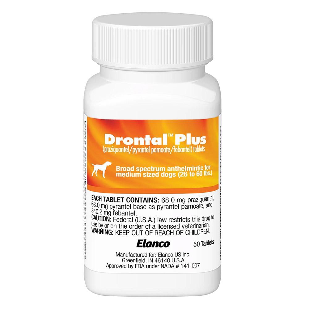 Drontal For Medium Dogs 3.1 - 10 Kg 1 Tablet-image-2757