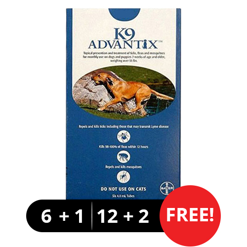 K9 Advantix Extra Large Dogs Over 55 Lbs (Blue) 4 Doses-image-70