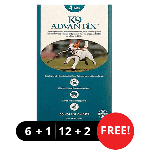 K9 Advantix Medium Dogs 11-20 Lbs (Aqua) 4 Doses-image-64