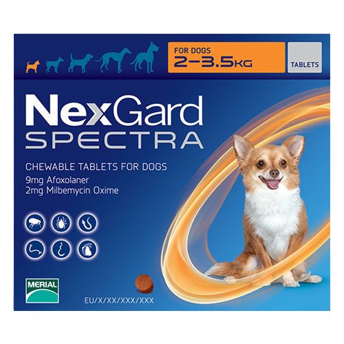 Nexgard Spectra for Dogs NexGard Spectra Chewable Tablets for Dogs